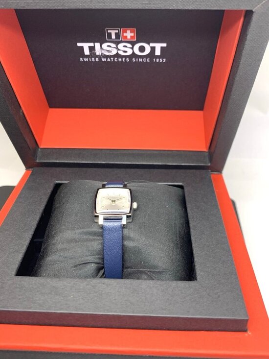 Tissot Women\'s Watch T0581091603100 Swiss Quartz Silver Blue Leather Petite 20mm main image 3